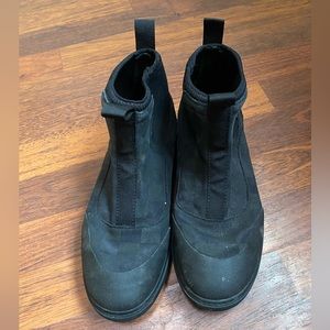 Vans checkered rain boots